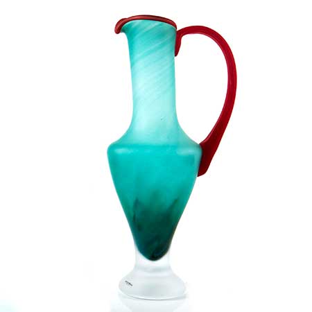 Monica Backström Kosta Boda Candy Pitcher, model 89140, height 36 cm