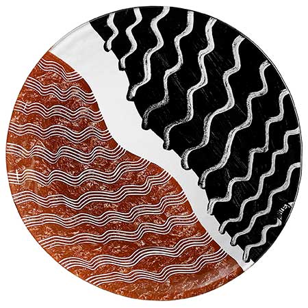 Monica BackströmKosta Boda Tonga Dish, model 79807, diameter 39 cm