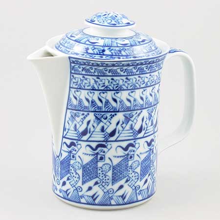 Oiva Toikka Rörstrand Cobolti Coffee pot, height 19 cm