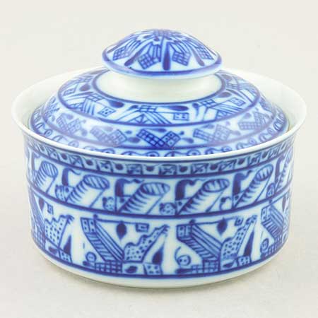 Oiva Toikka Rörstrand Cobolti Sugar bowl, diameter 11 cm
