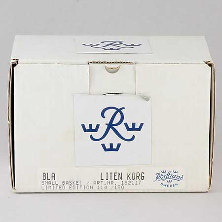 Oiva Toikka Rörstrand Original box of a Granat object