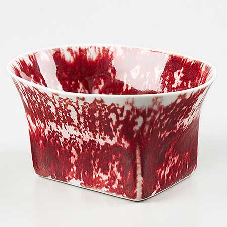 Oiva Toikka Rörstrand Granat Bowl ”Liten korg” (Small Basket), length 11 cm