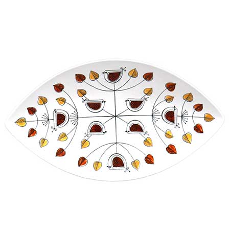 Paula von Freymann Rörstrand Flykt Bowl, length 38 cm