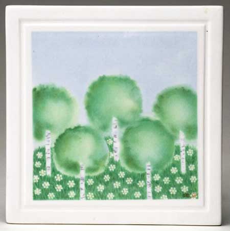 Pia Rönndah Gustavsberg Villa Rosa Wall Plaques Forrest