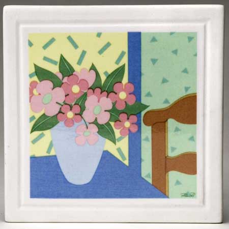 Pia Rönndah Gustavsberg Villa Rosa Wall Plaques Flowers