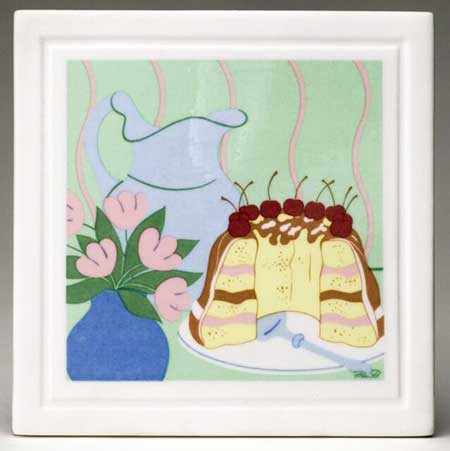 Pia Rönndah Gustavsberg Villa Rosa Wall Plaques Cake