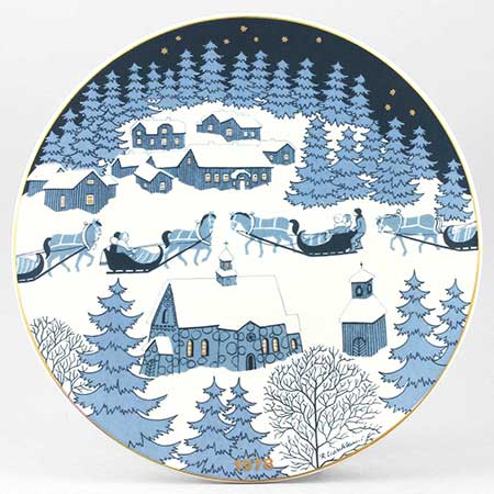 Raija Uosikkinen Arabia Christmas Plates 1978
