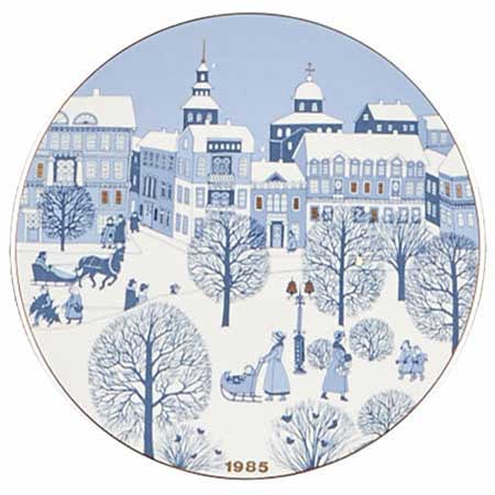 Raija Uosikkinen Arabia Christmas Plates 1985