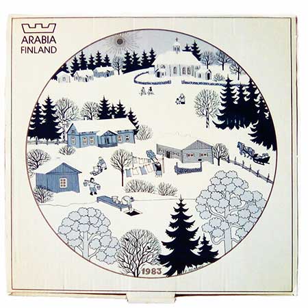 Raija Uosikkinen Arabia The box of a Christmas Plates