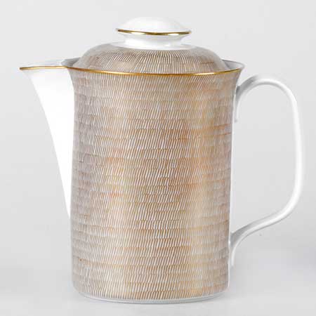 Signe Persson-Melin Rörstrand Primeur The golden printed decor with golden border