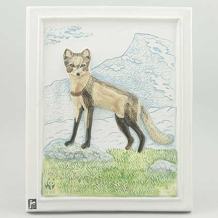 Staffan Johnson Jie Province Animal Arctic fox, province animal of Lappland