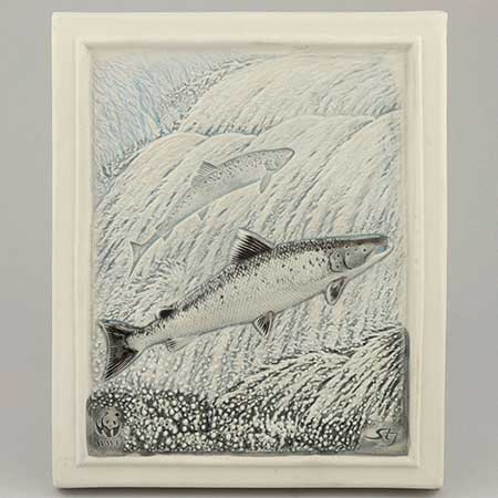 Staffan Johnson Jie Province Animal Atlantic salmon, province animal of Halland