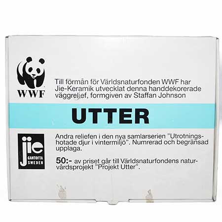 Staffan Johnson Jie wall plaque Utrotningshotade Djur i Vintermiljö Box