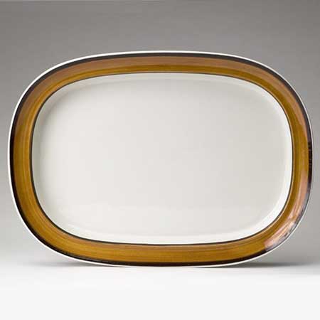 Stig Lindberg Gustavsberg Arena Dish, length 39 cm