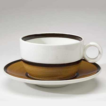 Stig Lindberg Gustavsberg Arena Teacup, length with handle 13 cm