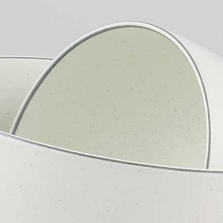 Stig Lindberg Gustavsberg The eggshell white glaze and linear decor of a Birka object