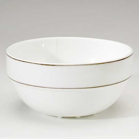 Stig Lindberg Gustavsberg Brun Linje Bowl, diameter 13 cm