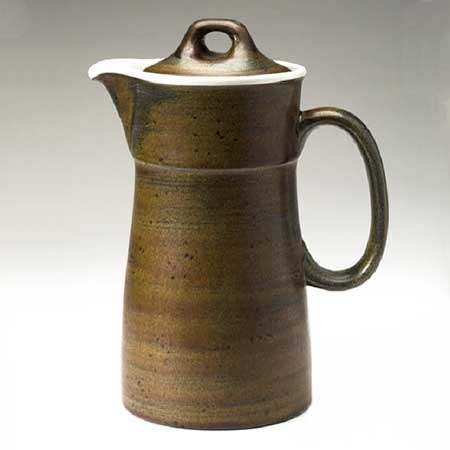 Stig Lindberg Gustavsberg Coq Coffee pot, height 19 and 22 cm