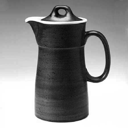Stig Lindberg Gustavsberg Cordon Bleu Coffee pot, height 19 and 22 cm