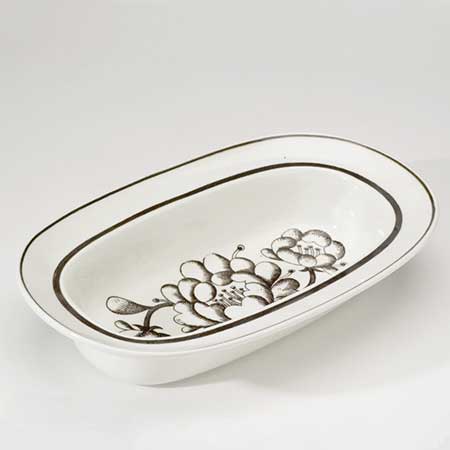 Stig Lindberg Gustavsberg Garden Bowl, length 23 cm