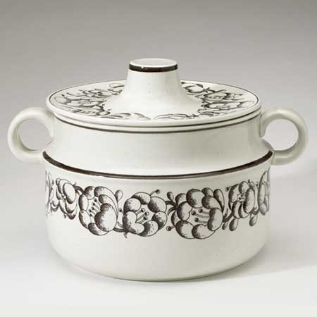 Stig Lindberg Gustavsberg Garden Pot, width 25 cm