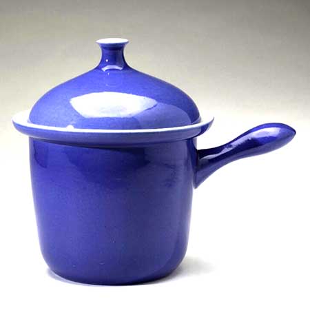 Stig Lindberg Gustavsberg Gefyr Pan with lid, model number 40 and 52, volume 1 and 0,12 l