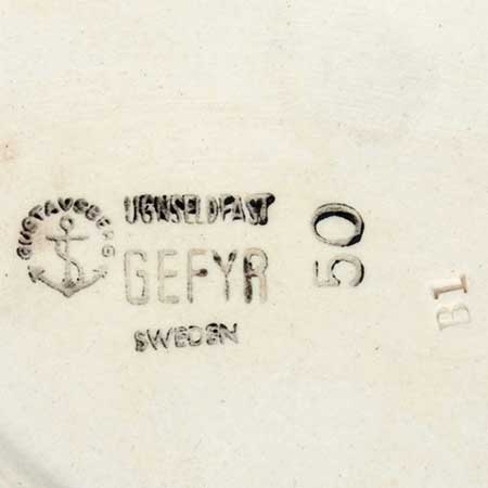 Stig Lindberg Gustavsberg Gefyr The lower side of a Gefyr object