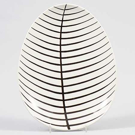 Stig Lindberg Gustavsberg Löv Dish, length 27 cm