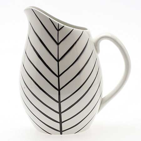 Stig Lindberg Gustavsberg Löv Pitcher, height 18 cm
