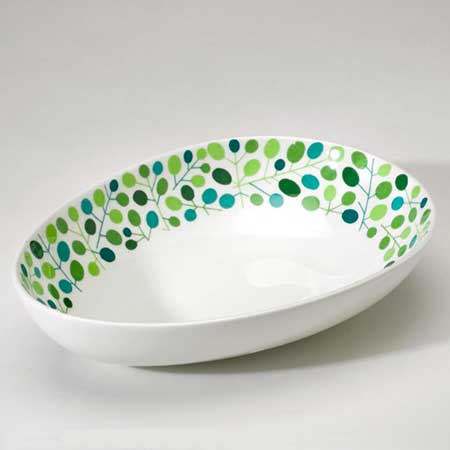 Stig Lindberg Gustavsberg Odon Bowl, length 17 cm