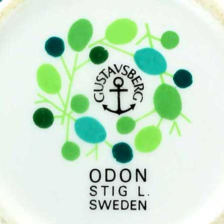 Stig Lindberg Gustavsberg The lower side of an Odon object