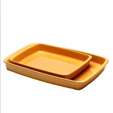 Stig Lindberg Gustavsberg Traktör Rectangular dish, length 14, 23, 32, and 42 cm