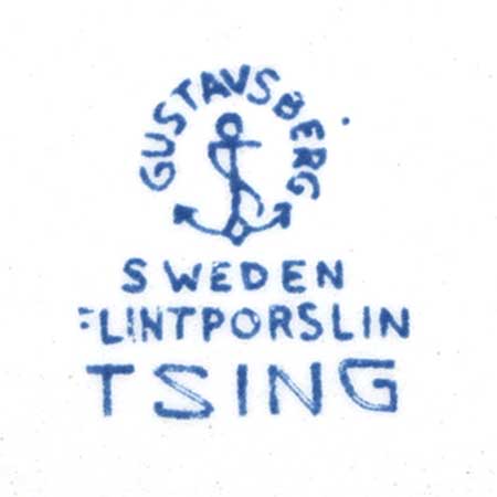 Stig Lindberg Gustavsberg Tsing Lower side of a Tsing object