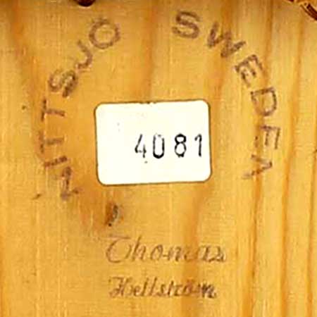Examples of Thomas Hellström Wall Plaque Marks