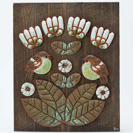 Thomas Hellström Nittsjö Animals Flower, height 35 cm