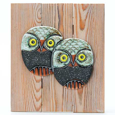 Thomas Hellström Nittsjö Animals Owls, height 25 cm
