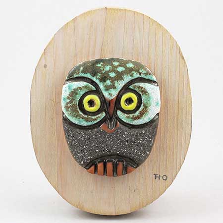 Thomas Hellström Nittsjö Animals Owl, height 18 cm