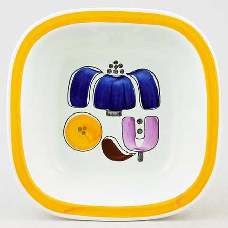 Timo Sarvimäki Rörstrand Karneval Bowl, length 19 cm