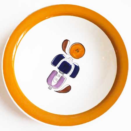 Timo Sarvimäki Rörstrand Karneval Deep plate, diameter 20 cm