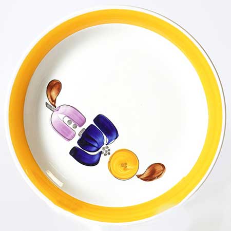 Timo Sarvimäki Rörstrand Karneval Plate, diameter 18 och 24 cm