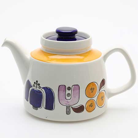 Timo Sarvimäki Rörstrand Karneval Teapot, height 15 cm