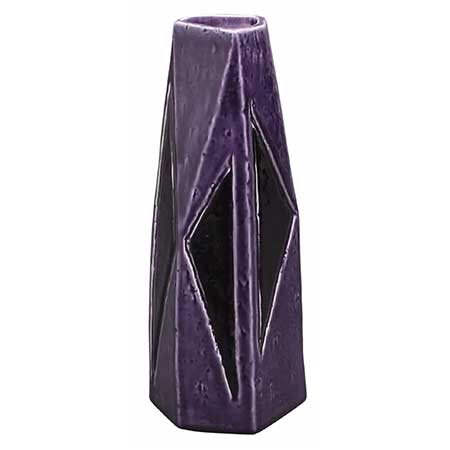 Vilhelm Bjerke-Petersen Rörstrand Fasett Model 8, vase, height 26 cm