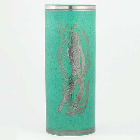 Wilhelm Kåge Gustavsberg Argenta Model A27, vase, height 8,5–14,5 cm