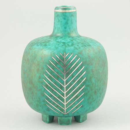 Wilhelm Kåge Gustavsberg Argenta Model A11, vase, height 16 cm