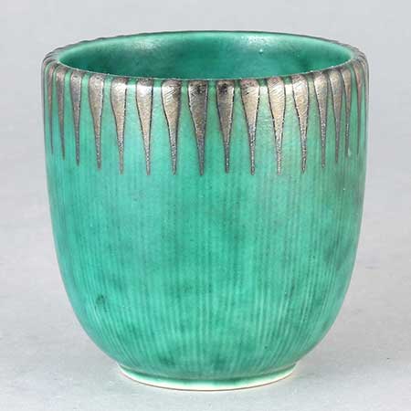Wilhelm Kåge Gustavsberg Argenta Model A26, bowl, diameter 5,5 cm