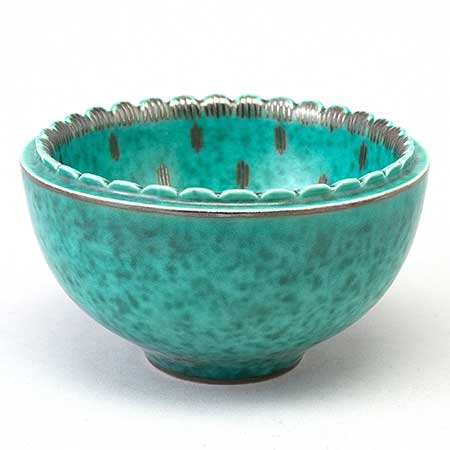 Wilhelm Kåge Gustavsberg Argenta Model A4, bowl, diameter 13 cm