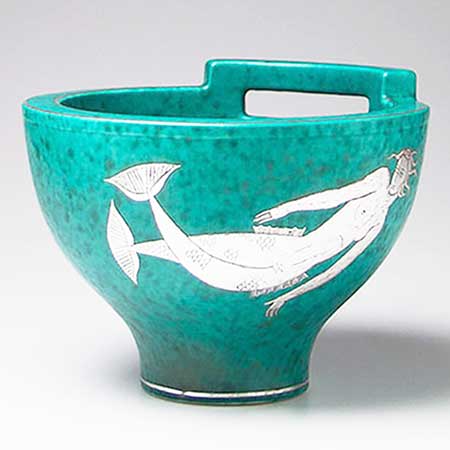 Wilhelm Kåge Gustavsberg Argenta Model A13, bowl, diameter 17 cm