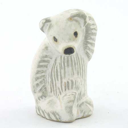 Willy Fischer Ego Stengods and Stengods Fischer Figurine Bear cub, height 8 cm