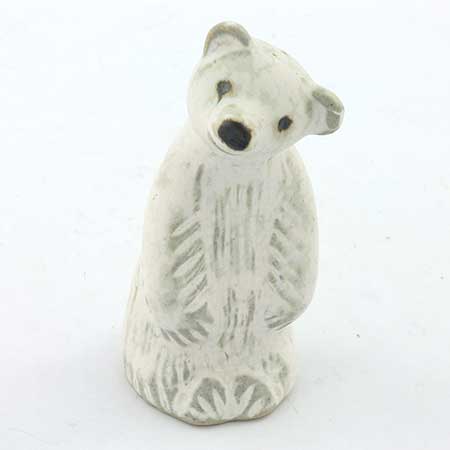 Willy Fischer Ego Stengods and Stengods Fischer Figurine Bear cub, height 9 cm