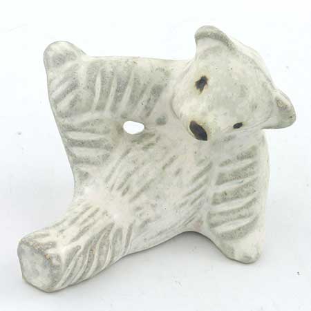 Willy Fischer Ego Stengods and Stengods Fischer Figurine Bear cub, length 8 cm
